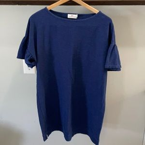 Vineyard Vines T Shirt Dress Ruffle Sleeve